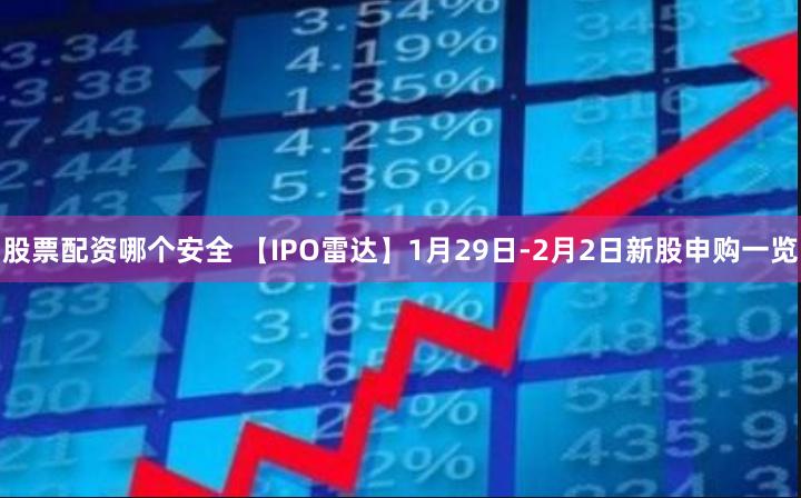 股票配资哪个安全 【IPO雷达】1月29日-2月2日新股申购一览