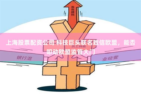 上海股票配资公司 科技巨头联名致信欧盟，能否叩动欧盟监管大门