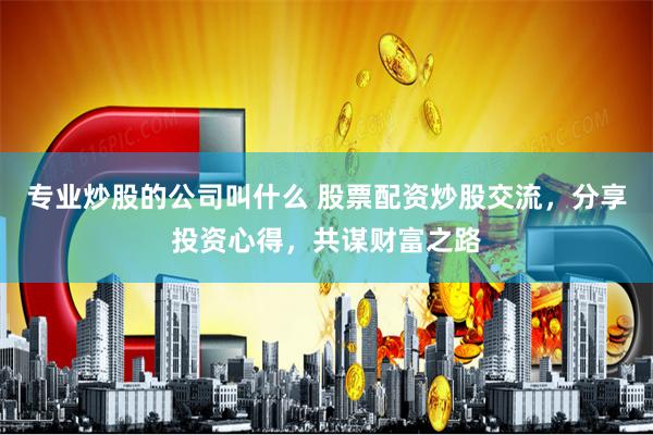 专业炒股的公司叫什么 股票配资炒股交流，分享投资心得，共谋财富之路